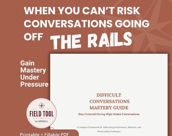 Difficult Conversations Mastery | 18-Page Manager Guide for High-Stakes Talks (PDF)