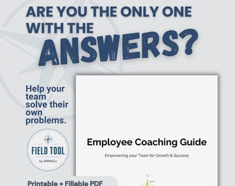 Employee Coaching Guide for Managers (PDF)