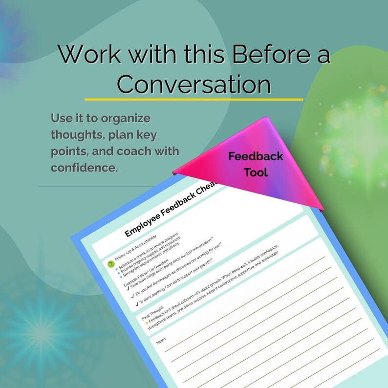 Employee Feedback Quick Guide for Managers (PDF) - Etsy Australia