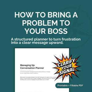 Exec—Room Fluency Toolkit | A Proactive, Solution-Oriented Communication Planner (PDF)