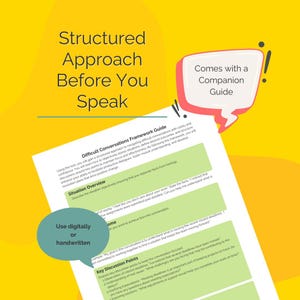 Guide de conversation difficile pour les gestionnaires | Modèle de résolution de conflits et de rétroaction | Script de conversation difficile (PDF imprimable) image 7