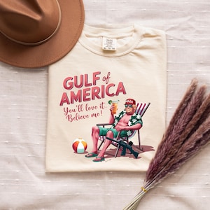 Comfort Color® Trump Gulf of America Shirt, Gulf of America Trump T-shirt, Trump Ocean Shirt, Trump Funny Tee, MAGA Shirt, Republican Tee