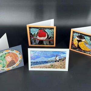 Carte de voeux double avec enveloppe