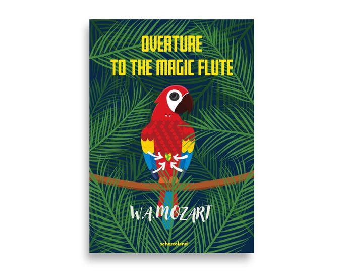 Magic flute overture poster