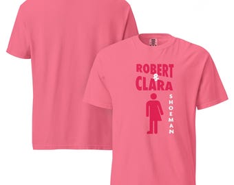 Classical Composer T-Shirt features a fun “Robert and Clara Schumann”(Shoeman joke) illustration inspired