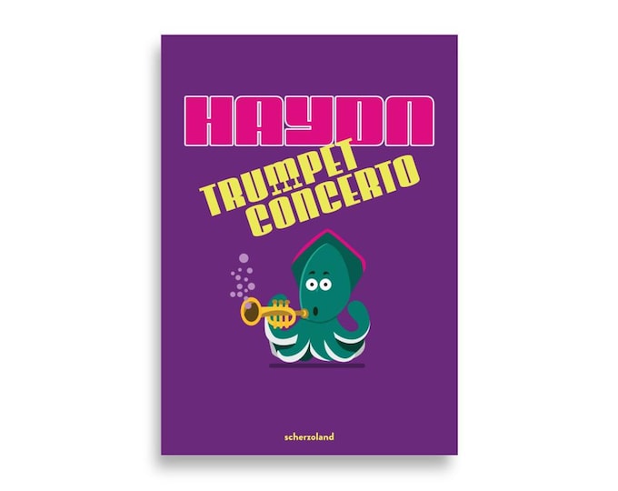Haydn Trumpet Concerto poster inspired by the squid game