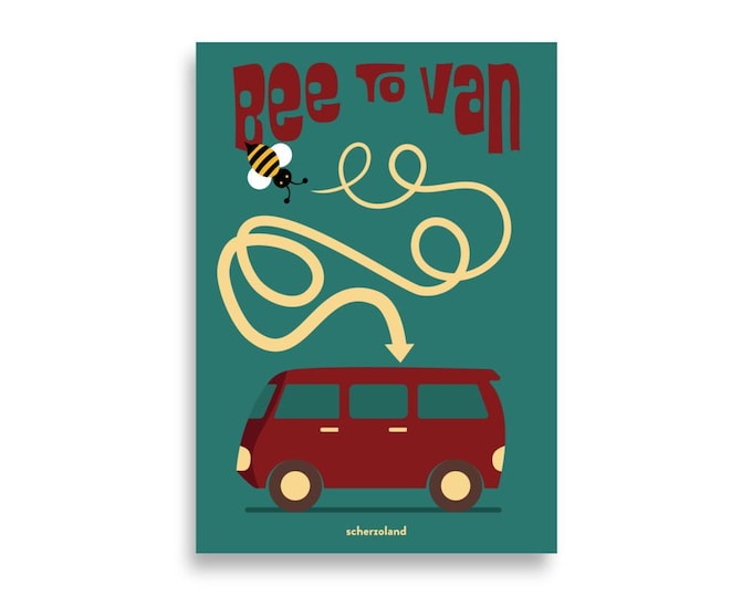 Beethoven - Bee to van poster
