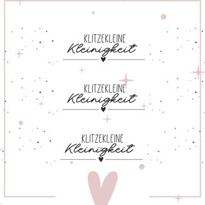 Modello di stampa fascetta "Little thing" Modello PDF da scaricare, stampare carta regalo, idea regalo, stampare da soli