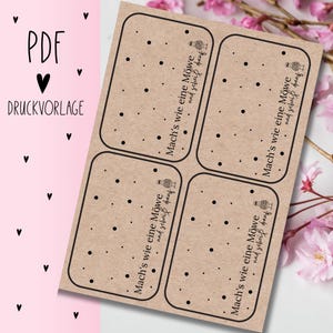 Druckvorlage "machs wie eine Möwe und scheiß drauf" PDF Vorlage zum Download Ausdrucken Geschenkkarte Geschenkidee Selbstausdrucken