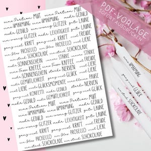 Take what you need PDF template for candles water slide film I stick candles | Decorating candles | To print
