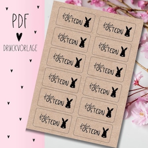 Druckvorlage "frohe Ostern" PDF Vorlage zum Download Ausdrucken Geschenkkarte Geschenkidee Geschenk Selbstausdrucken