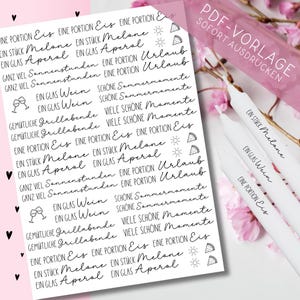 Take what you need PDF template for candles water slide film I stick candles | Decorating candles | To print