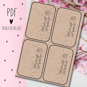 Druckvorlage "Plätzchenduft" PDF Vorlage zum Download Ausdrucken Geschenkkarte Geschenkidee Geschenk Selbstausdrucken