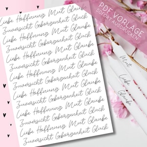 Take what you need PDF template for candles water slide film I stick candles | Decorating candles | To print