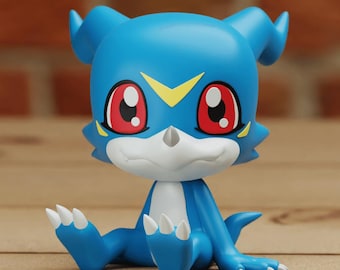 Digimon 3D Filament Print - Veemon by Stardemy