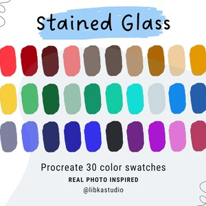 30 Vibrant Procreate Swatches | HEX Codes Digital Art Palette | iPad | Procreate Swatches | Colourful Neon Digital Palette | Colour Swatch