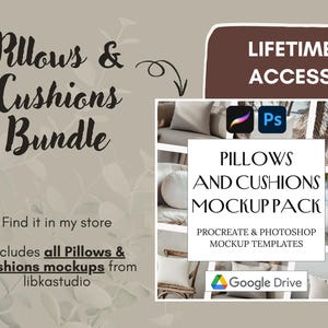 Procreate & Photoshop Mockup Templates, Whole Shop Bundle (Digital Download) image 17