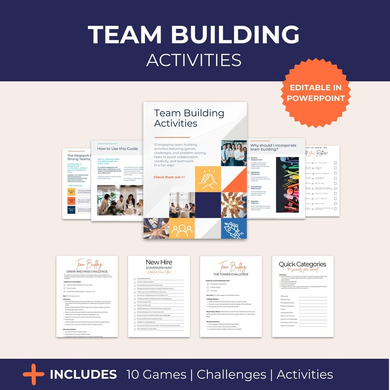 Team Building Games and Activities for Office and Remote Teams - Etsy