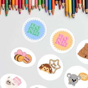 Cute Stickers for Kids – Motivational Digital Stickers for Teachers & Parents