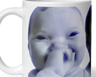 AI Baby Meme Mug - Tuff Baby Coffee Cup - Niche Baby Tea Cup - Viral TikTok Funny Meme