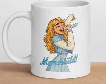 Sabrina Carpenter Manchild Mug: Pop Music Fan Gift