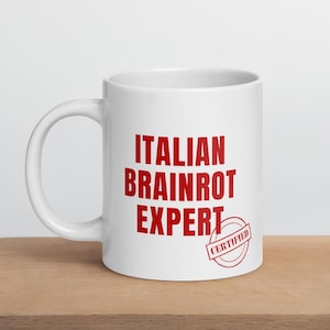 Italian Brainrot Mug | Brainrot Meme | Tiktok Trend | Meme Mug | Secret Santa Gift | Coworker Gift | Teen Gifts | Funny Mug