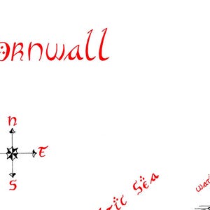Carte Cornouailles