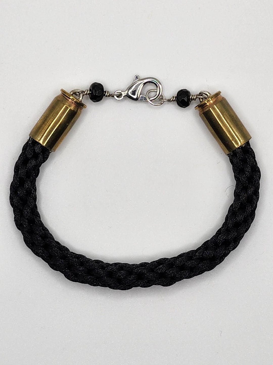 Braided and Upcycled Bullet Shell Bracelet - Etsy