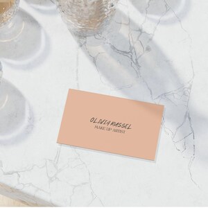 Business Card Template – Minimalist Business Cards – Chic & Elegant Design – Editable Printable