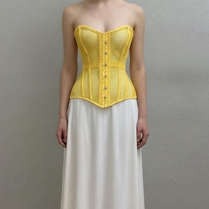 Yellow Corset Dress - Etsy