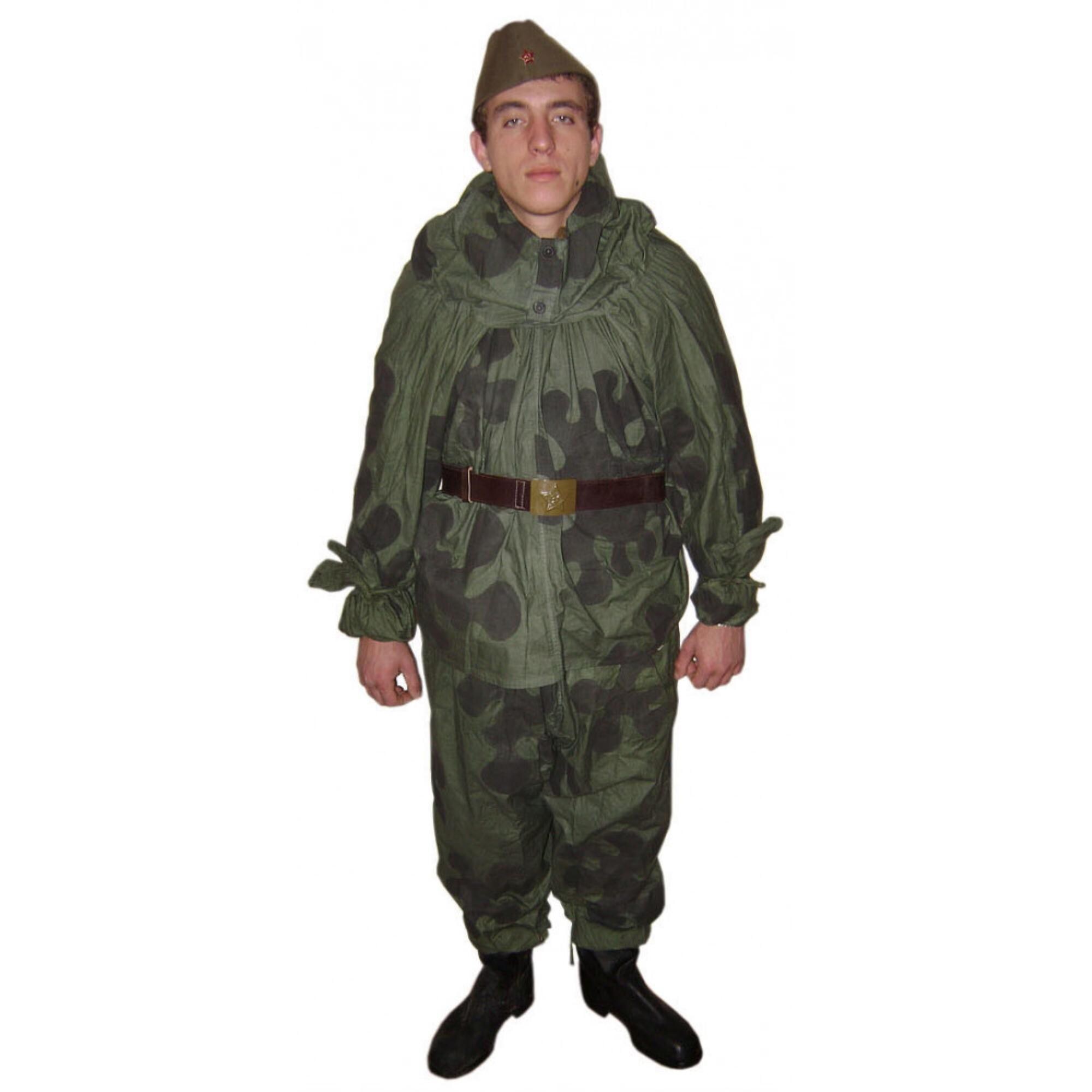 30s 40s vintage SOVIET AMOEBA CAMO pants