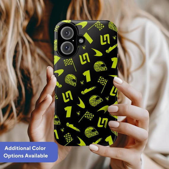 Lando Norris Phone Case, F1 Phone Case, Mclaren Phone Case