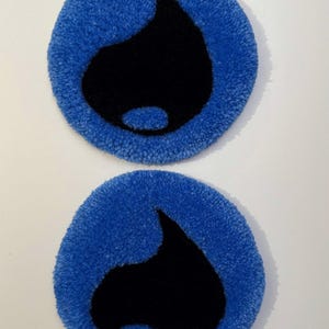 Handmade Tufted Pokémon-Inspired Coasters