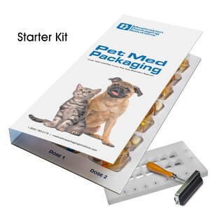 For Dogs and Cats with Chronic Conditions, Easy to Fill at Home, Medication and Supplement Blister Card Organizer image 3