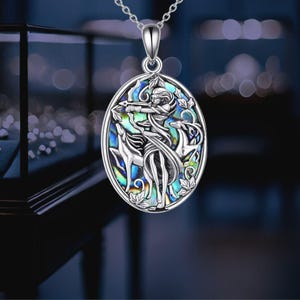 Greek Goddess Necklace For Women 925 Sterling Silver Artemis Jewelry Pendant Necklace