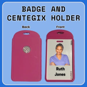 Badge and Centegix Holder