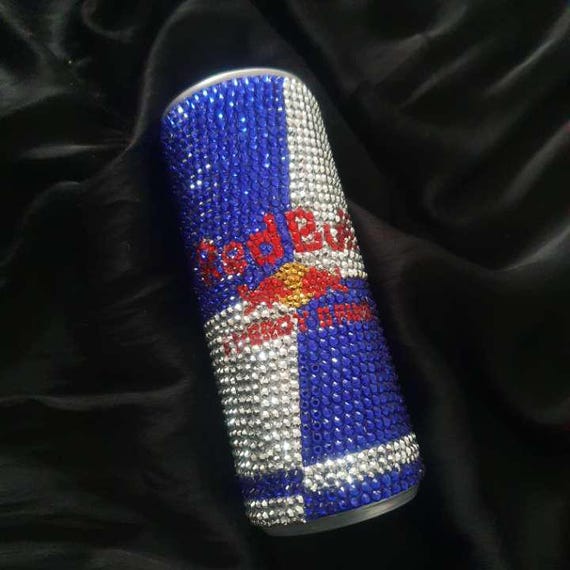 Bedazzled Red Bull Can - Etsy