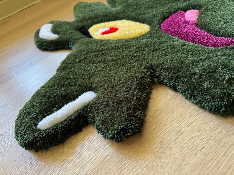Plankton Rug Squished Plankton Rug - Etsy