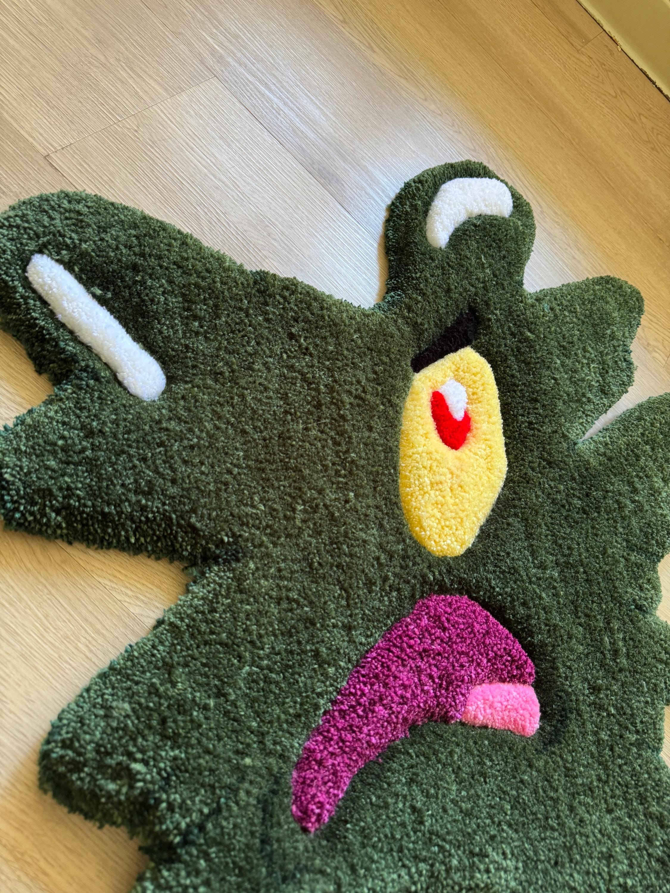 Plankton Rug Squished Plankton Rug - Etsy