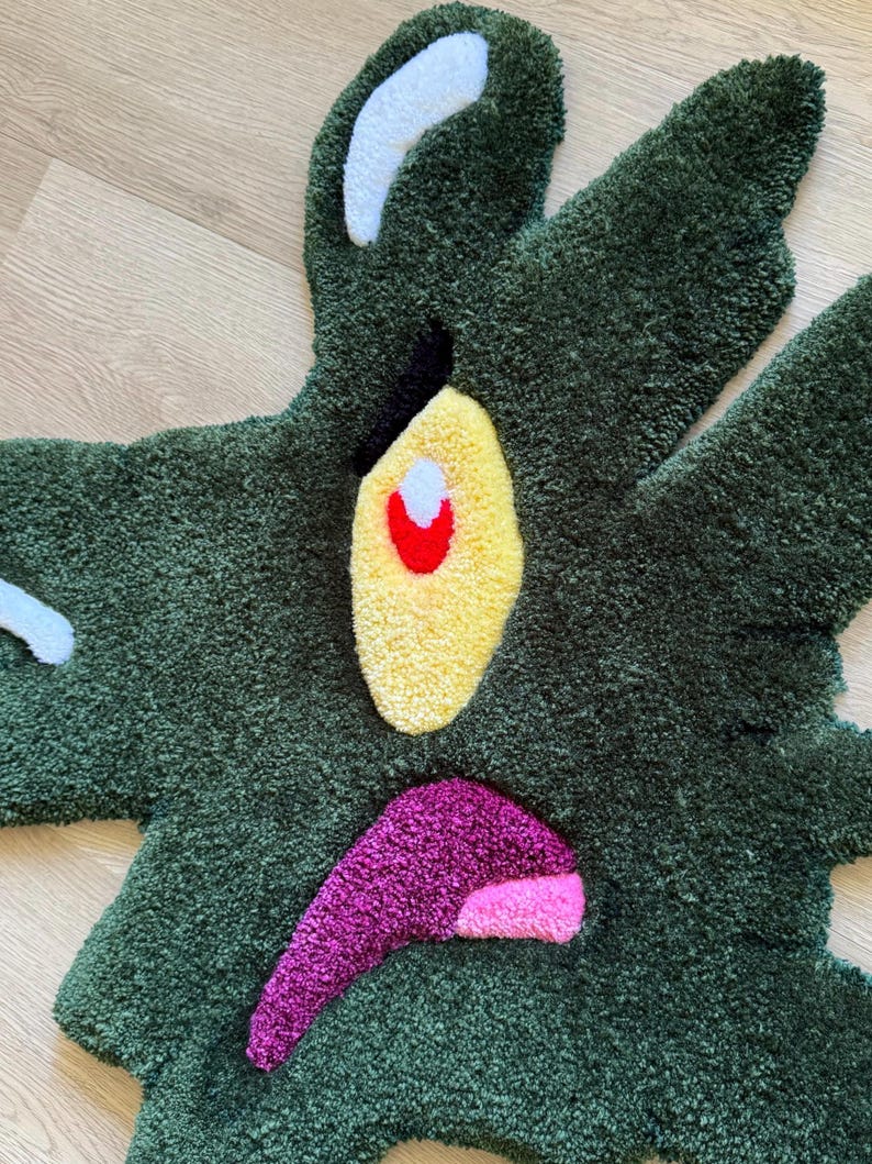 Plankton Rug Squished Plankton Rug - Etsy