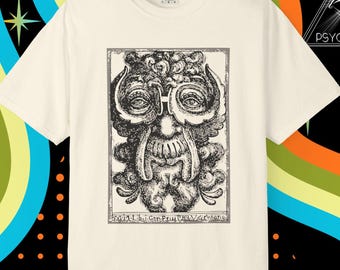 Medieval Gargoyle Shirt Grotesque Historical Tee Large Print Castlecore Gothic T-Shirt Shirt Dark Fantasy Graphic TShirt Unique Gift