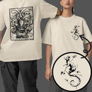 Grotesque Gargoyle Tee Gothic Medieval Punk Unisex T-Shirt Rat Heavy Metal Historical Shirt Dark Fantasy Top Vintage Graphic Tee Unique Gift