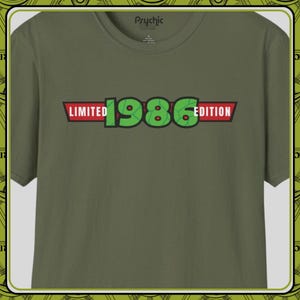 40. Geburtstag Shirt Limited Edition 1986 T-Shirt Vintage 1986 Geburtstagsgeschenk Born In 1986 Retro 90er Jahre Cartoon T-Shirt Ninja Turtle Shirt TMNT