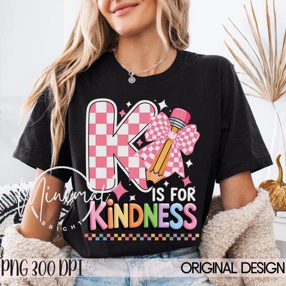 Kindness Teacher PNG: Pencil Rainbow Clipart (Digital Download