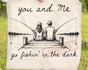 Retro Romantic Fishing Couple Boat Lake Life PNG Bundle, Vintage Fisherman Husband Wife Camping Clipart, Rustic Father's Day Sublimation