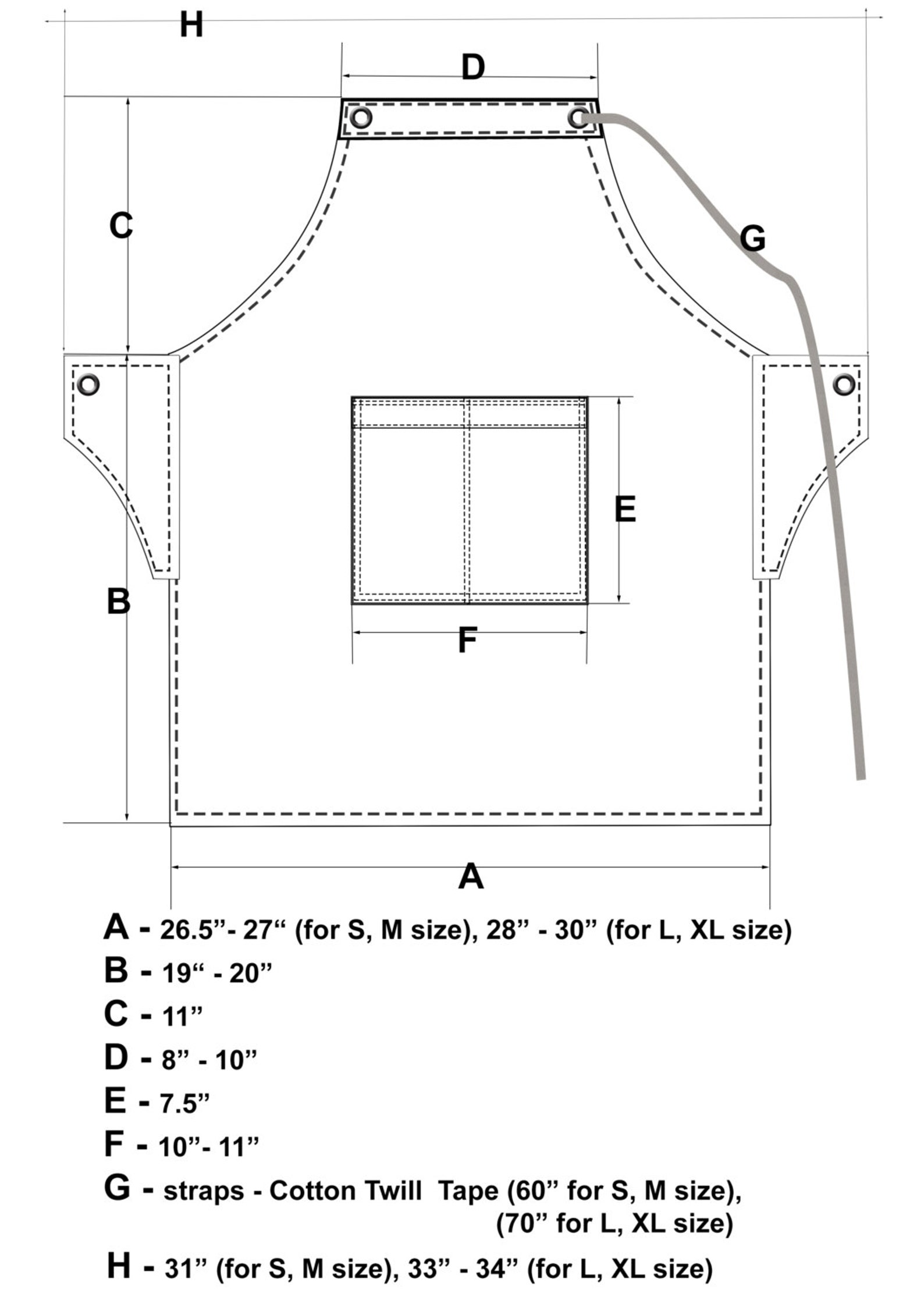 Linen Apron Full Apron. 100 Medium Weight Linen. Natural Etsy