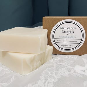 Handcrafted 4oz Tallow Bar Soap - Natural Cleansing for Sensitive Skin