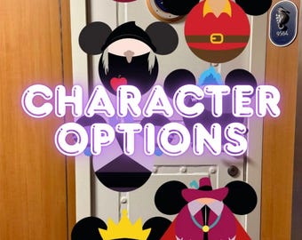 Personalized Disney Villains Cruise Door Magnets | Disney Cruise Stateroom Decor | Villain Magnet | Custom Name