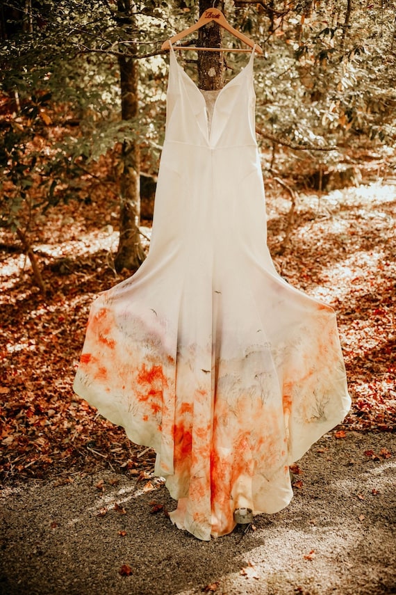 Hand-painted Custom Gowns Inspired by Nature! | ZB Couture