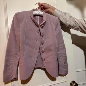 RARE Vintage Giorgio Armani Mauve Blazer – 90s Designer Jacket